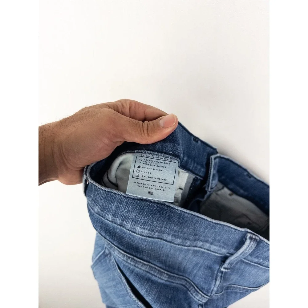 AYR Skinny The‎ Riser Jeans Womens 32x32 Cut Off Faded Mid Rise Casual